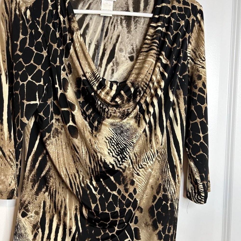 CDW COWL NECK WOMEN BLOUSE SIZE L
